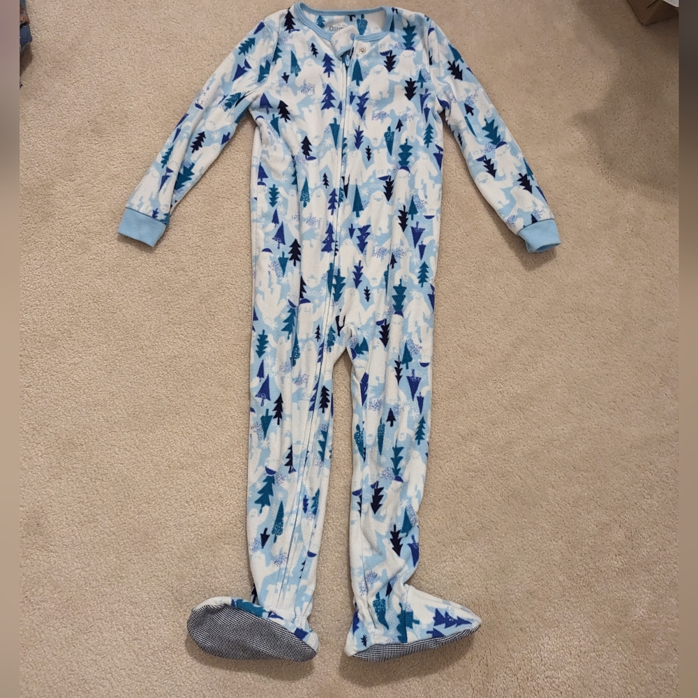 2/$15 OshKosh B'Gosh Fleece PJs with Yeti Pattern